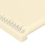 ZNTS Headboards 4 pcs Cream 90x5x78/88 cm Faux Leather 3116296