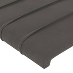 ZNTS Headboards 4 pcs Dark Grey 100x5x78/88 cm Velvet 3116539