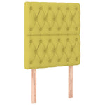 ZNTS Headboards 2 pcs Green 80x7x78/88 cm Fabric 3116649