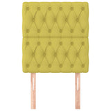 ZNTS Headboards 2 pcs Green 80x7x78/88 cm Fabric 3116649