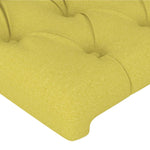 ZNTS Headboards 2 pcs Green 80x7x78/88 cm Fabric 3116649