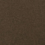 ZNTS Headboards 4 pcs Dark Brown 100x7x78/88 cm Fabric 3116693