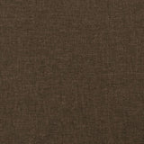ZNTS Headboards 4 pcs Dark Brown 100x7x78/88 cm Fabric 3116693