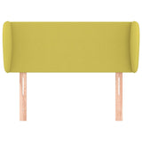 ZNTS Headboard with Ears Green 83x23x78/88 cm Fabric 3116845