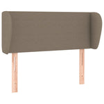 ZNTS Headboard with Ears Taupe 93x23x78/88 cm Fabric 3116850