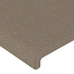 ZNTS Headboard with Ears Taupe 93x23x78/88 cm Fabric 3116850