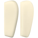 ZNTS Headboard with Ears Cream 203x23x78/88 cm Faux Leather 3116974