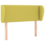 ZNTS Headboard with Ears Green 83x23x78/88 cm Fabric 3116985