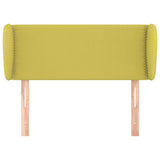 ZNTS Headboard with Ears Green 83x23x78/88 cm Fabric 3116985