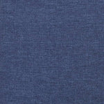 ZNTS Headboard with Ears Blue 203x23x78/88 cm Fabric 3117032