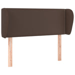 ZNTS Headboard with Ears Brown 93x23x78/88 cm Faux Leather 3117085