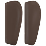 ZNTS Headboard with Ears Brown 93x23x78/88 cm Faux Leather 3117085