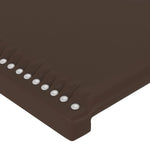 ZNTS Headboard with Ears Brown 103x23x78/88 cm Faux Leather 3117091