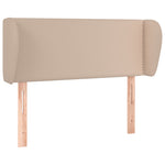ZNTS Headboard with Ears Cappuccino 103x23x78/88 cm Faux Leather 3117093