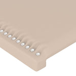 ZNTS Headboard with Ears Cappuccino 103x23x78/88 cm Faux Leather 3117093