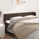 ZNTS Headboard with Ears Brown 163x23x78/88 cm Faux Leather 3117103
