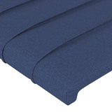 ZNTS Headboard with Ears Blue 93x23x78/88 cm Fabric 3117272