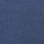 ZNTS Headboard with Ears Blue 93x23x78/88 cm Fabric 3117272