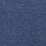 ZNTS Headboard with Ears Blue 93x23x78/88 cm Fabric 3117272