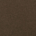ZNTS Headboard with Ears Dark Brown 93x23x78/88 cm Fabric 3117465