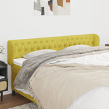 ZNTS Headboard with Ears Green 183x23x78/88 cm Fabric 3117501