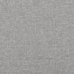 ZNTS Headboard with Ears Light Grey 83x23x78/88 cm Fabric 3117552