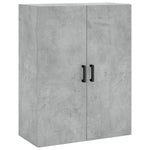 ZNTS Wall Mounted Cabinets 2 pcs Concrete Grey 69.5x34x90 cm 3195623