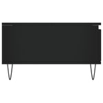ZNTS Coffee Table Black 90x60x35 cm Engineered Wood 827061