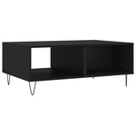ZNTS Coffee Table Black 90x60x35 cm Engineered Wood 827061
