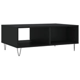 ZNTS Coffee Table Black 90x60x35 cm Engineered Wood 827061