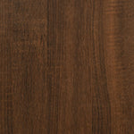 ZNTS Shoe Bench Brown Oak 102x35x55 cm Engineered Wood 829723