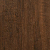 ZNTS Shoe Bench Brown Oak 102x35x55 cm Engineered Wood 829723