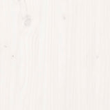 ZNTS Radiator Cover White 108.5x19x84 cm Solid Wood Pine 822572