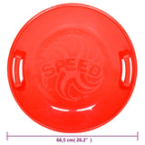 ZNTS Round Sledge Red 66.5 cm PP 93712