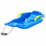ZNTS Sledge with Brakes Blue 87x40x18 cm Polypropylene 93713