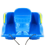ZNTS Sledge with Brakes Blue 87x40x18 cm Polypropylene 93713