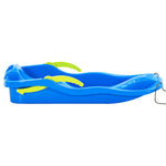 ZNTS Sledge with Brakes Blue 87x40x18 cm Polypropylene 93713