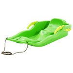 ZNTS Sledge with Brakes Green 87x40x18 cm Polypropylene 93715