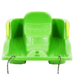 ZNTS Sledge with Brakes Green 87x40x18 cm Polypropylene 93715