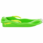 ZNTS Sledge with Brakes Green 87x40x18 cm Polypropylene 93715