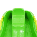 ZNTS Sledge with Brakes Green 87x40x18 cm Polypropylene 93715