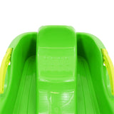 ZNTS Sledge with Brakes Green 87x40x18 cm Polypropylene 93715