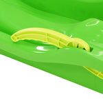 ZNTS Sledge with Brakes Green 87x40x18 cm Polypropylene 93715