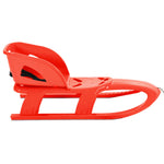 ZNTS Sledge with Seat Red 102.5x40x23 cm Polypropylene 93722