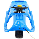 ZNTS Sledge with Wheel Blue 102.5x40x23 cm Polypropylene 93724