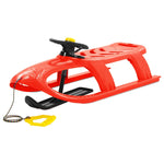 ZNTS Sledge with Wheel Red 102.5x40x23 cm Polypropylene 93725