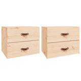 ZNTS Wall-mounted Bedside Cabinets 2 pcs 50x36x40 cm 820977