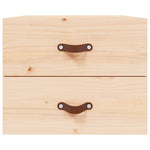 ZNTS Wall-mounted Bedside Cabinets 2 pcs 50x36x40 cm 820977
