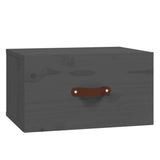 ZNTS Wall-mounted Bedside Cabinet Grey 40x29.5x22 cm 820990