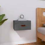 ZNTS Wall-mounted Bedside Cabinet Grey 40x29.5x22 cm 820990
